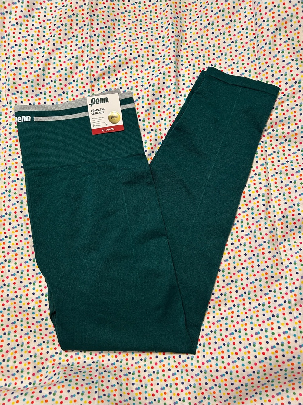 Women's Teal Seamless Leggings - High-Waist Comfort